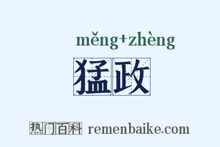猛政是什么意思的图片